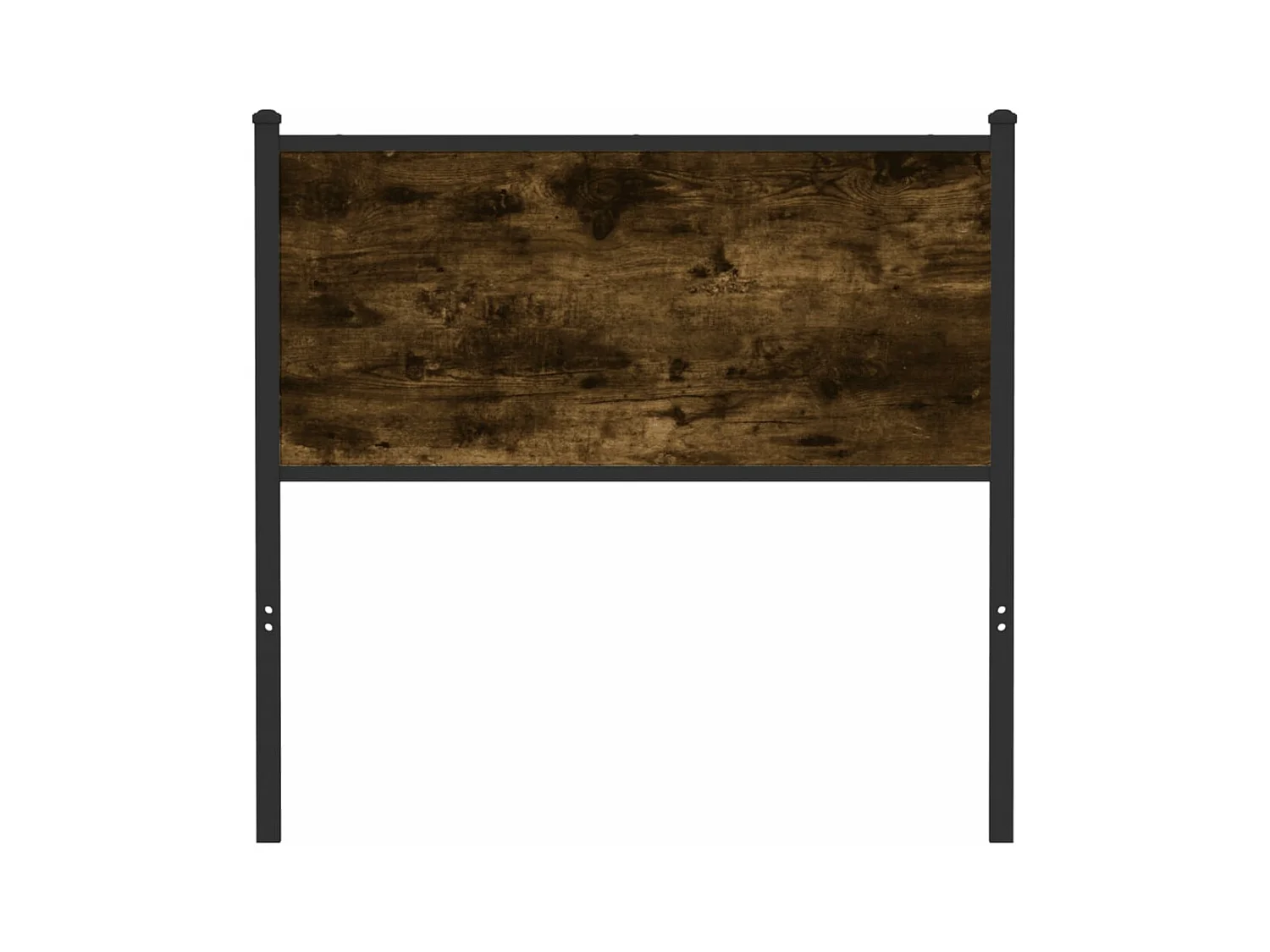 Tête de lit chêne fumé 75 cm bois d'ingénierie et acier FR107251