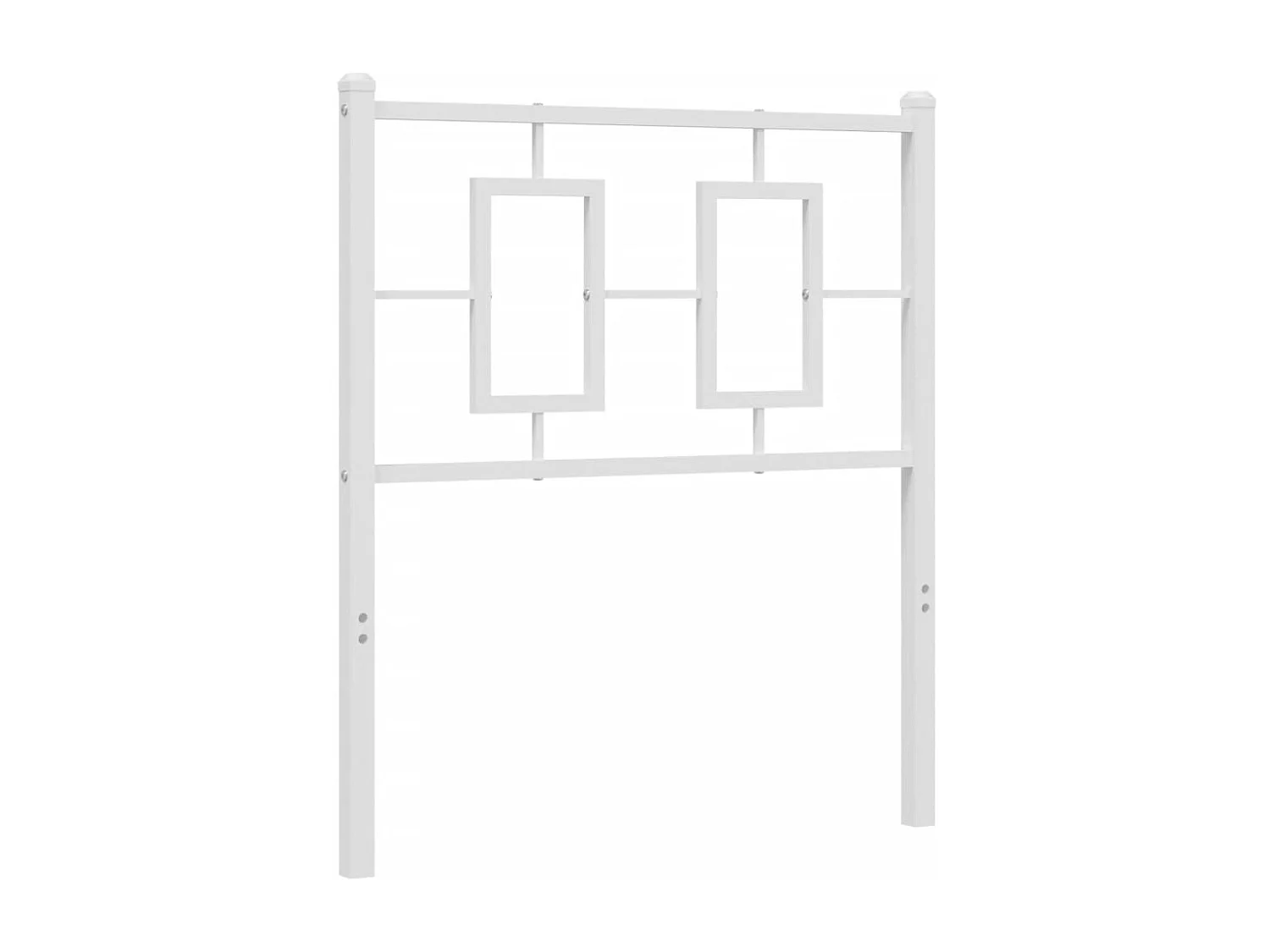 Hoofdbord 80 cm metaal wit BE218471