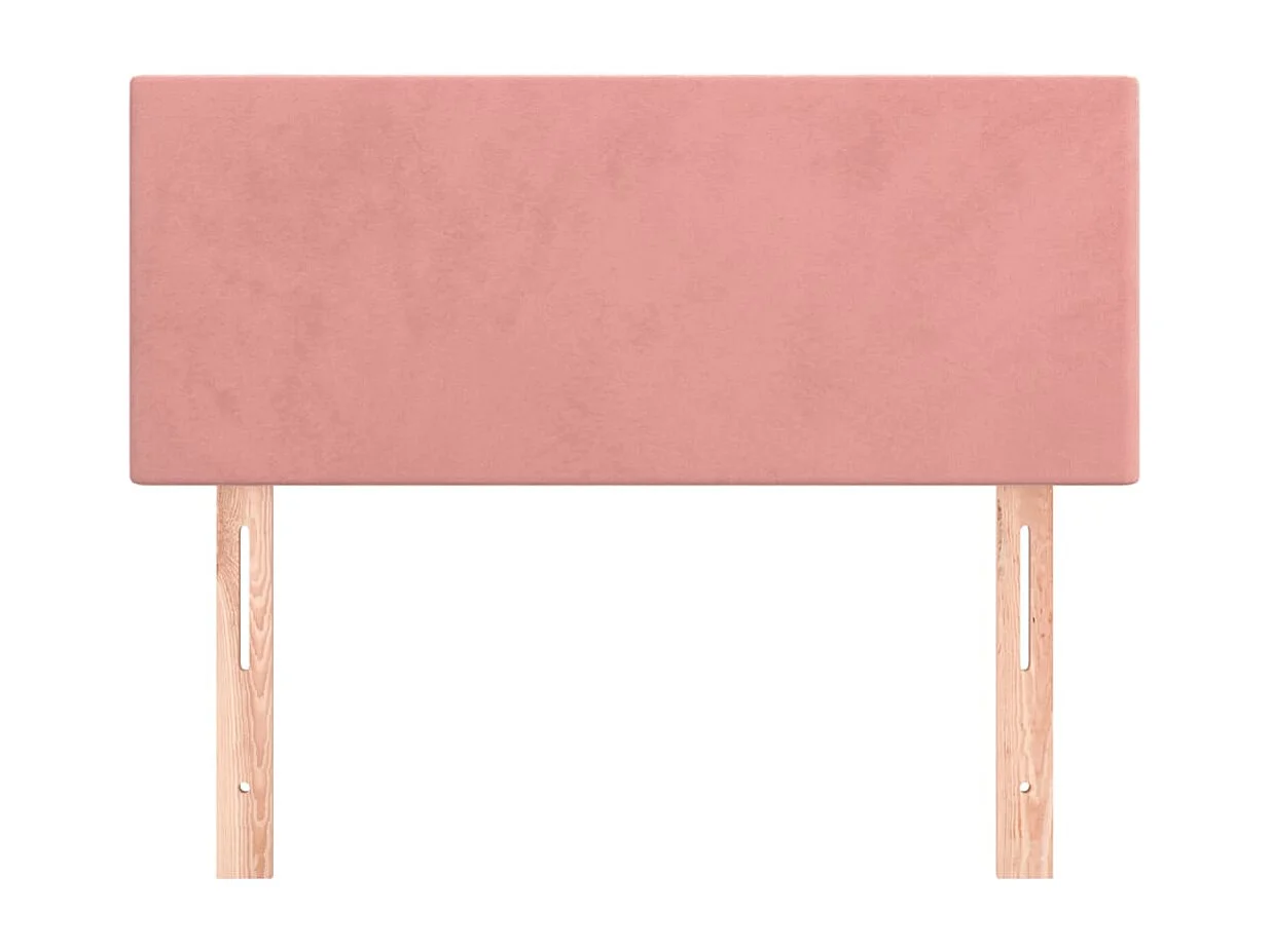 Tête de lit Rose 100x5x78/88 cm Velours FR583857