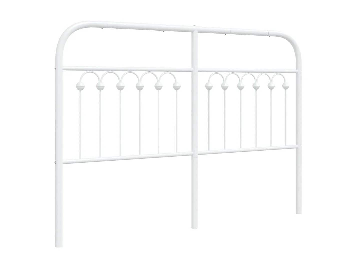 Tête de lit métal blanc 135 cm FR485891