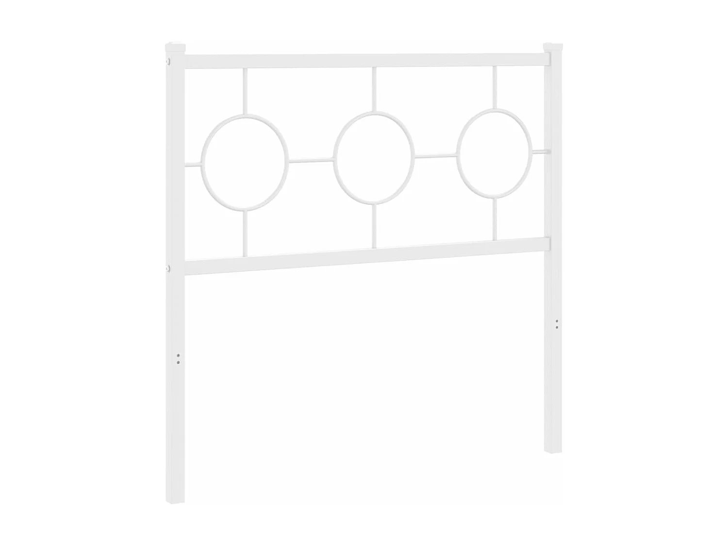 Tête de lit métal blanc 90 cm FR522523