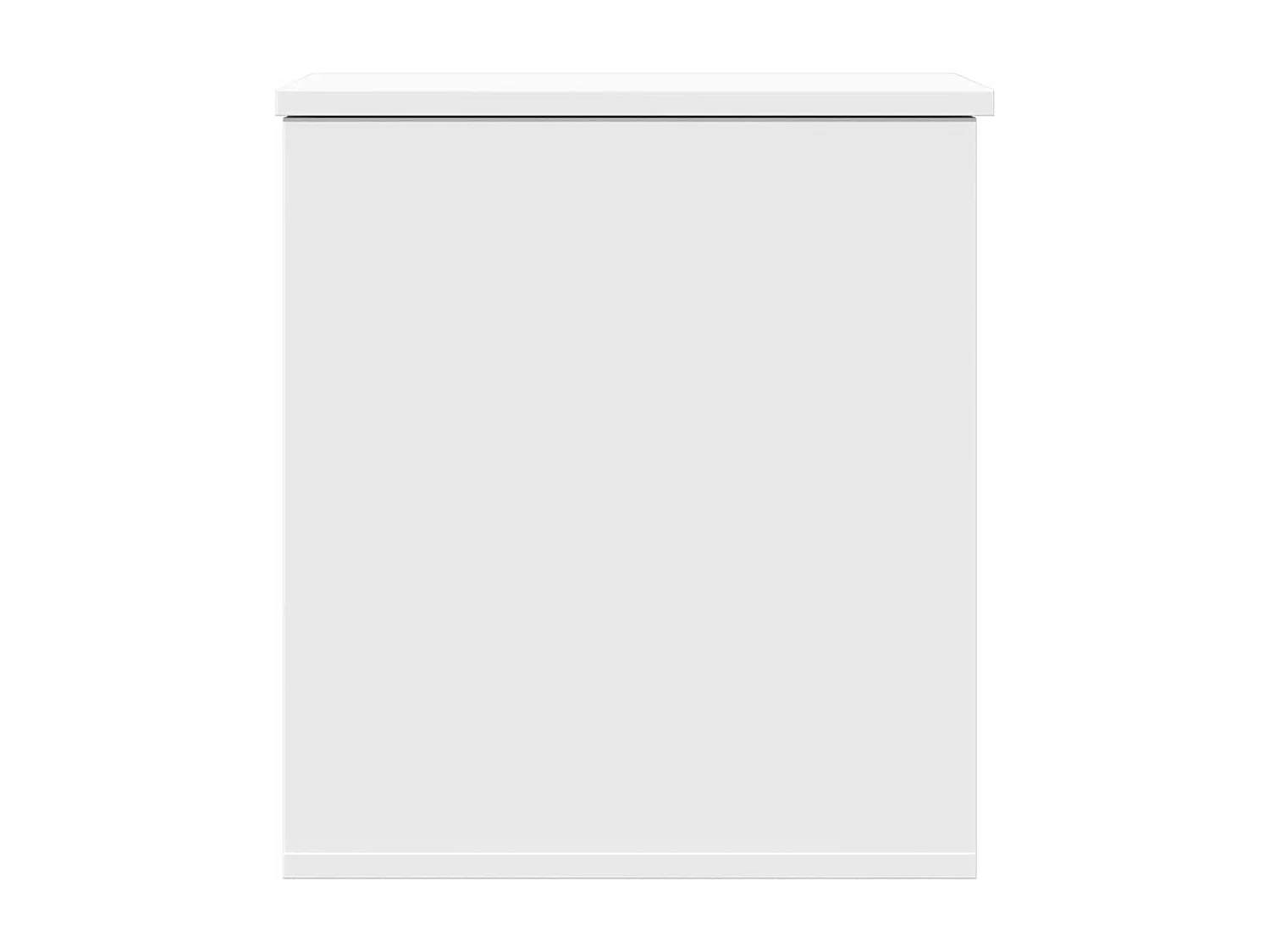 Caja de almacenaje madera de ingeniería blanca 40x42x46 cm ES100759