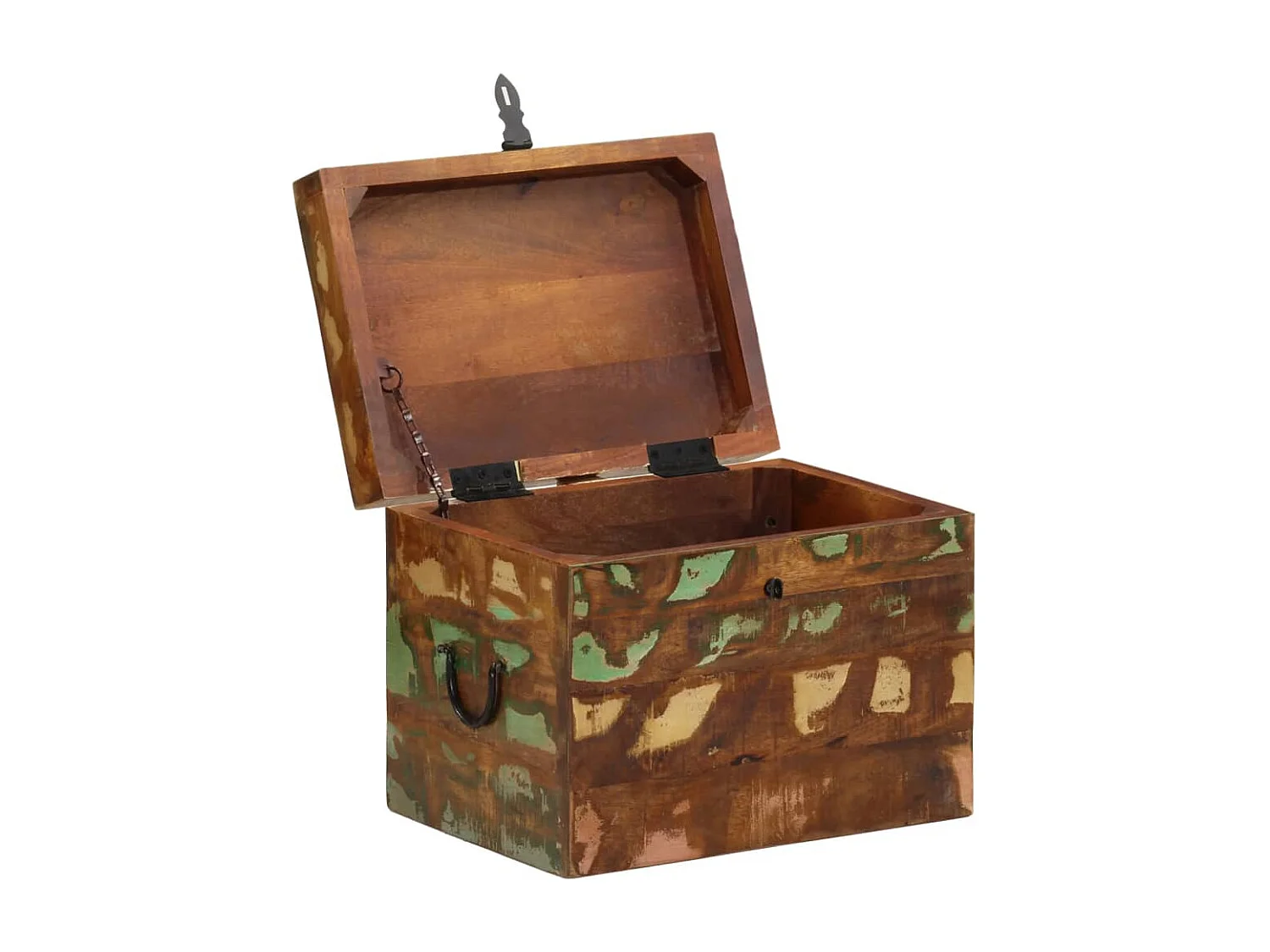 Boîtes de rangement Bois massif de récupération FR787596