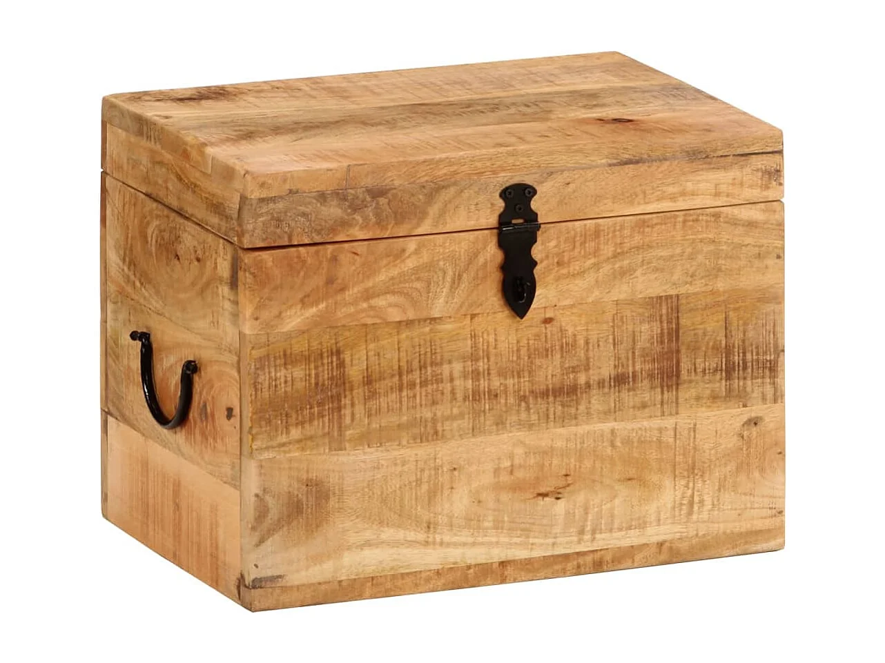 Boîte de rangement 39x28x31 cm Bois massif d'acacia FR640430