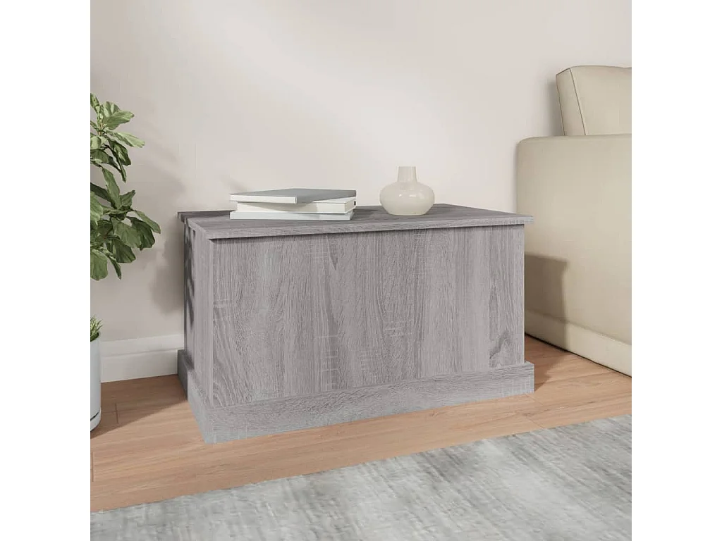 Boîte de rangement sonoma gris 70x40x38 cm bois d'ingénierie FR802178