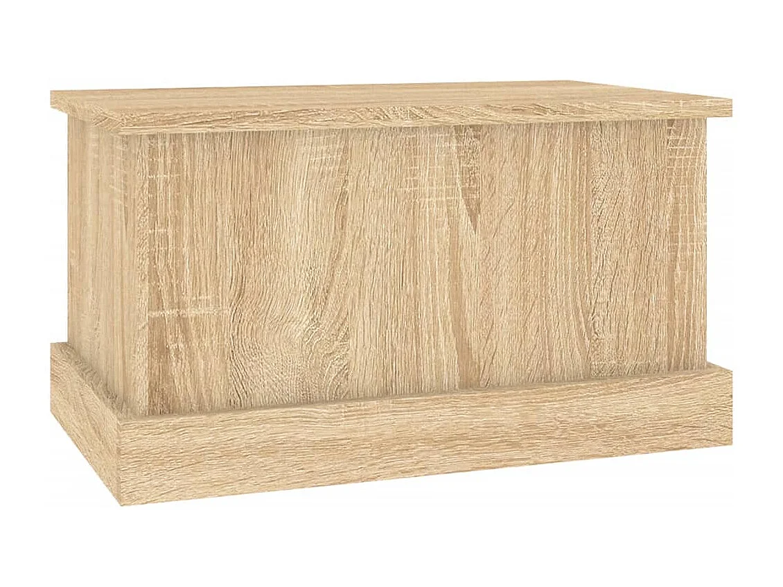 Boîte de rangement chêne sonoma 50x30x28 cm bois d'ingénierie FR757171