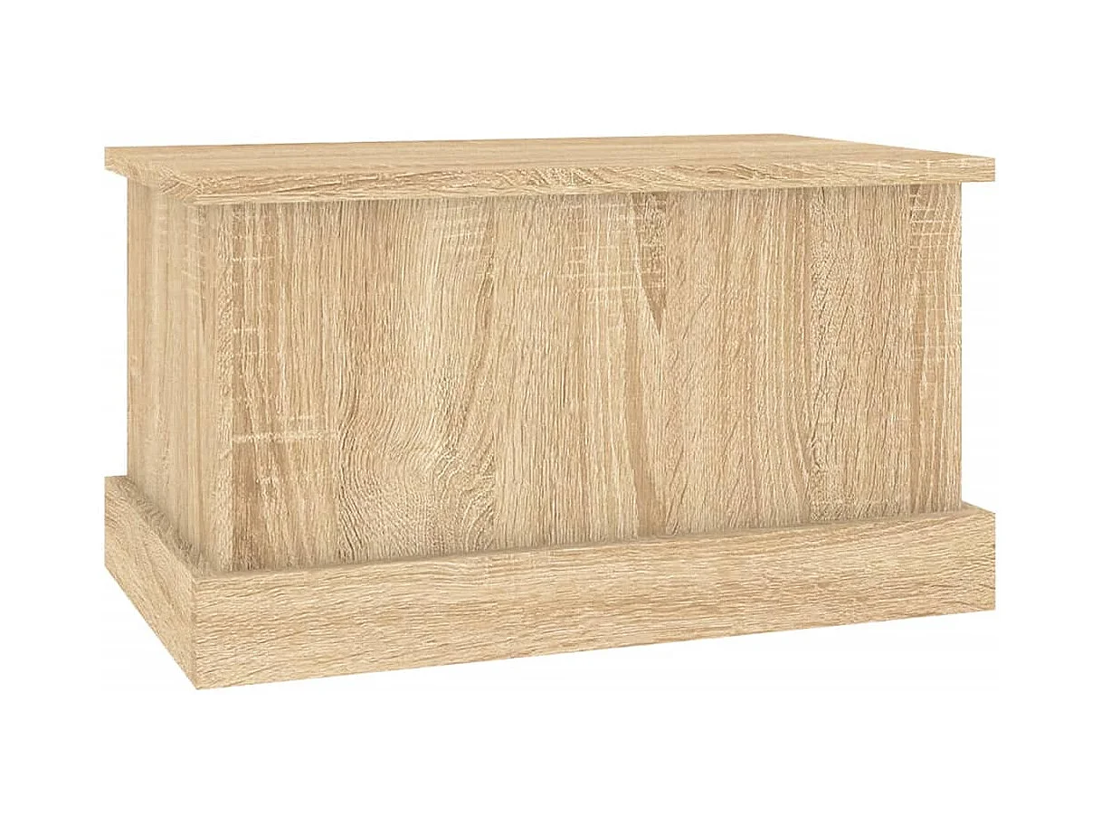 Opbergbox 50x30x28 cm bewerkt hout sonoma eikenkleurig BE272383