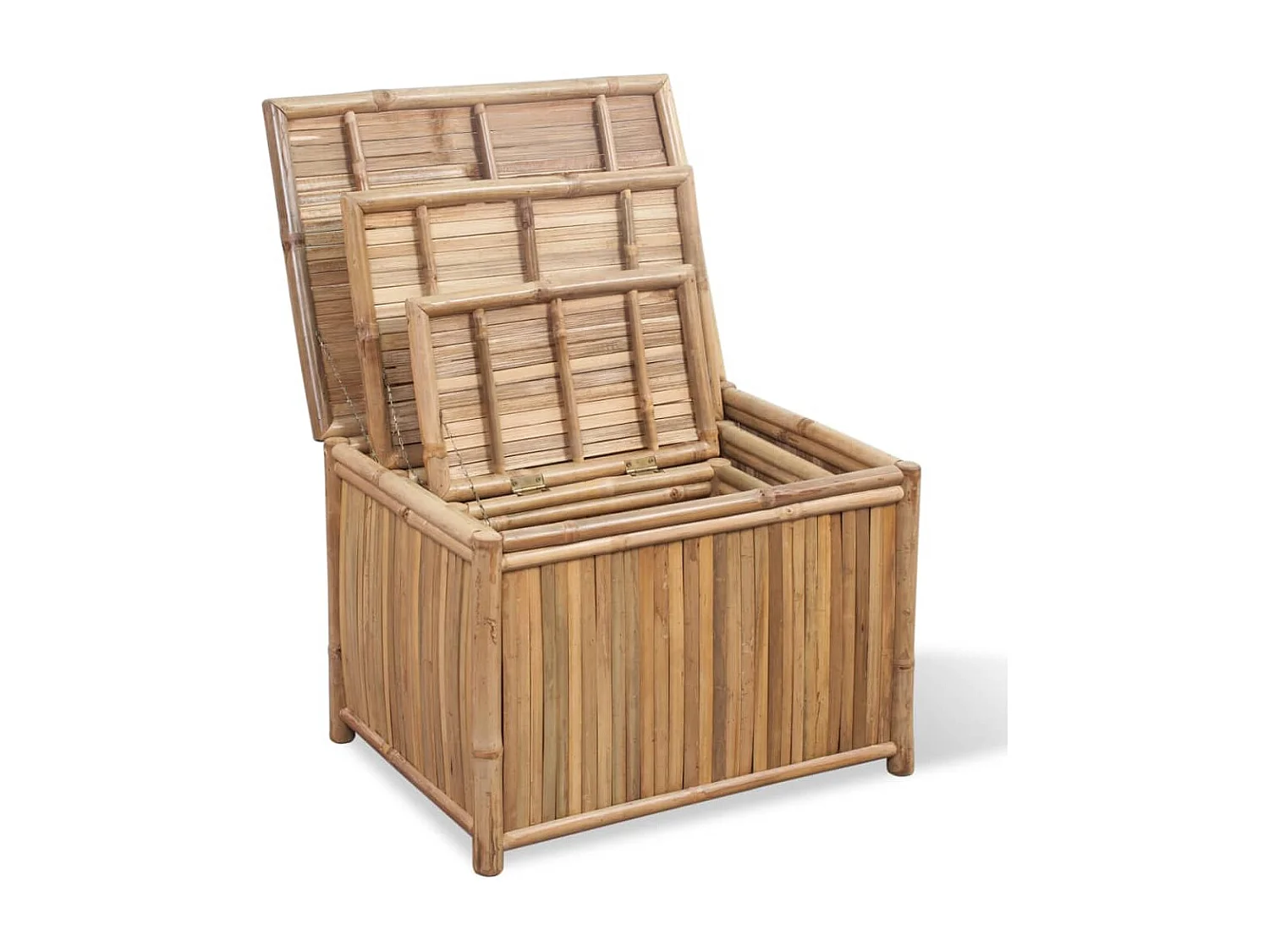 Boîte de rangement 3 pcs Bambou FR576577