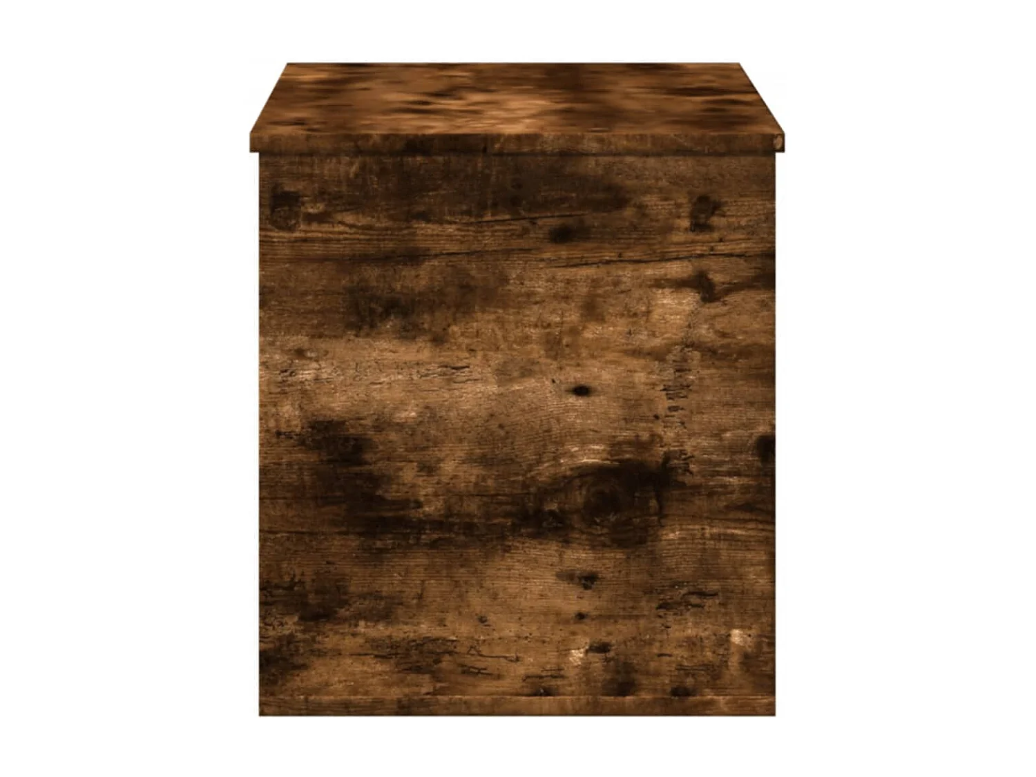 Boîte de rangement chêne fumé 100x42x46 cm bois d'ingénierie FR330671