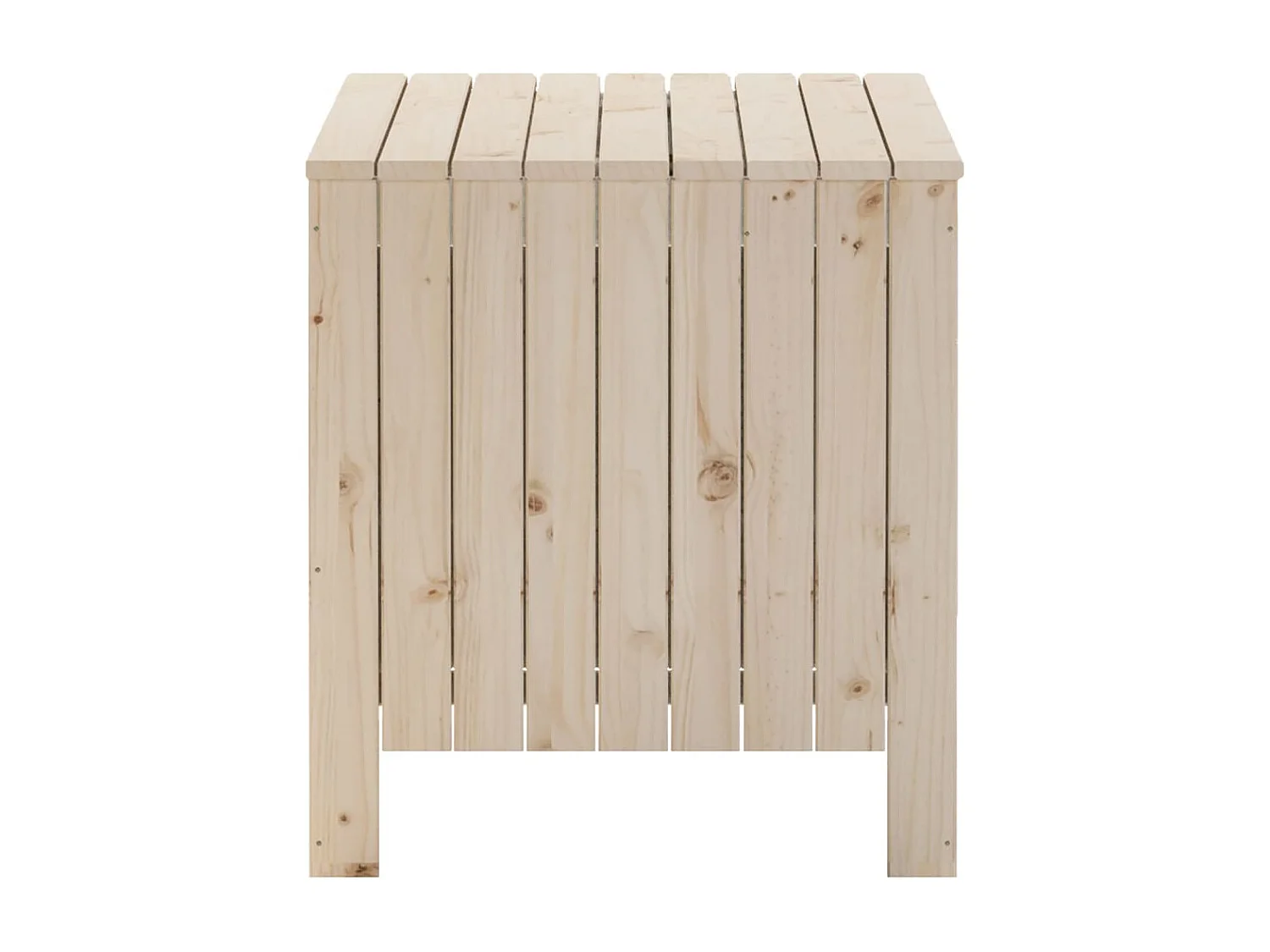Opbergbox met deksel RANA 80x49x54 cm massief grenenhout BE488722