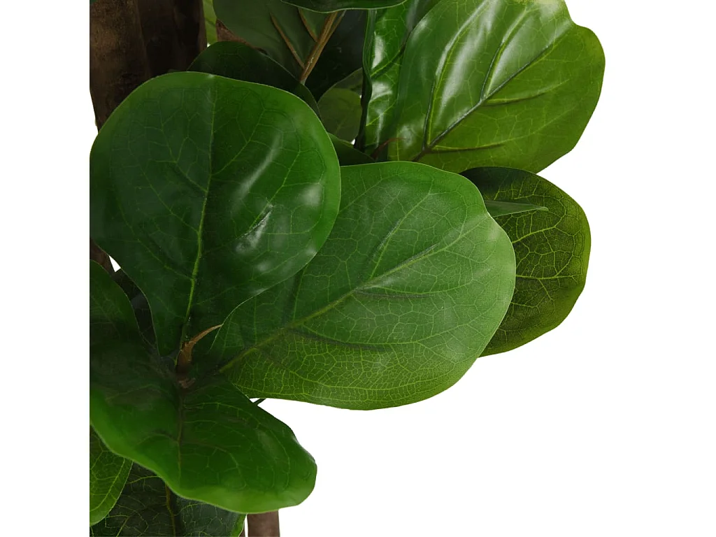 Higuera de hojas de violín artificial 180 hojas verde 150 cm ES779157