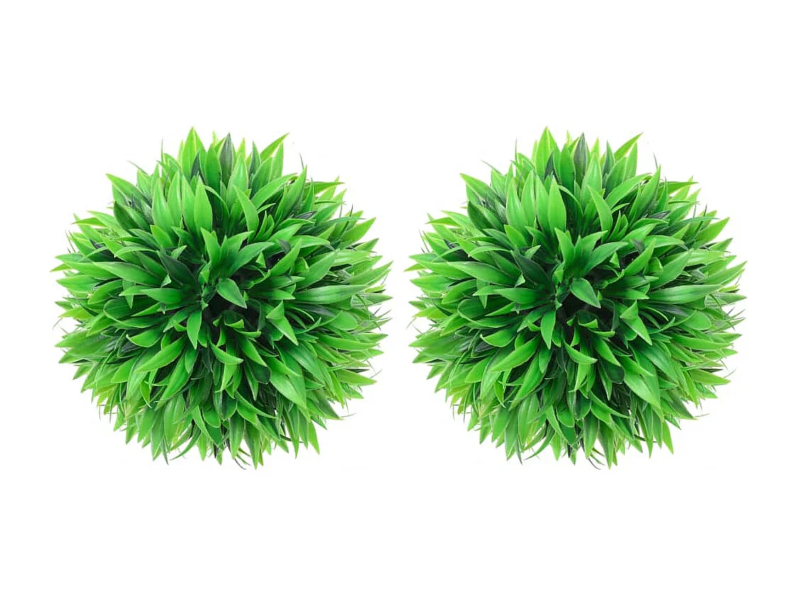 Boules de buis artificielles 2 pcs 20 cm FR944669