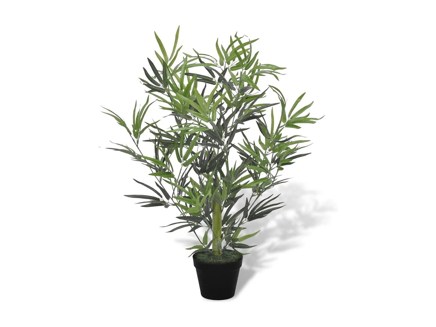 Árbol de bambú artificial con macetero 80 cm ES402034