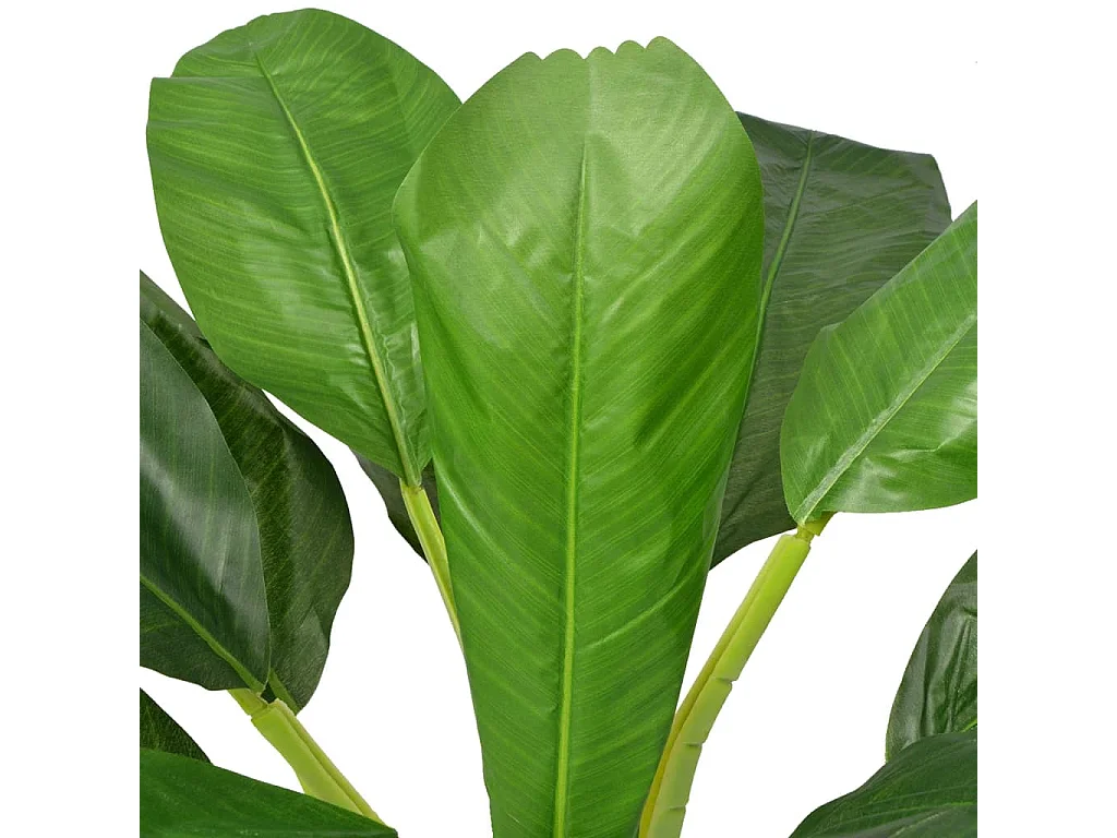 Árbol bananero artificial con macetero 150 cm verde ES109469