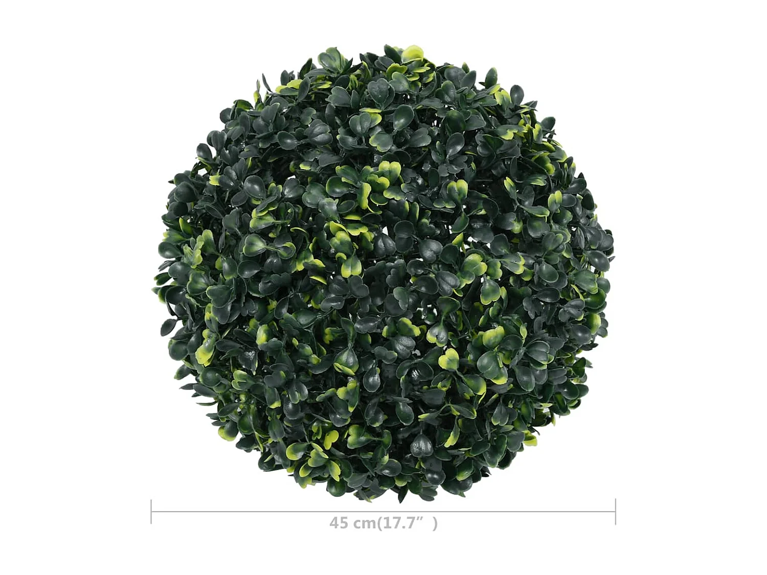 Bolas de boj artificial 2 unidades 45 cm ES225209