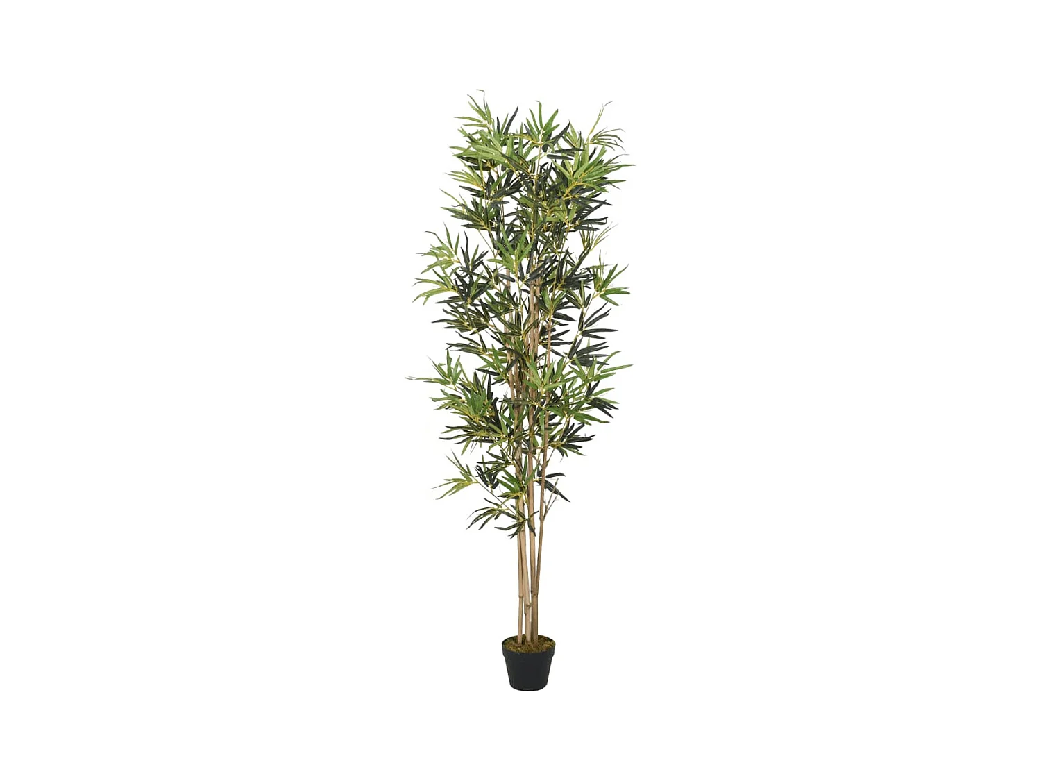 Árbol de bambú artificial con 1104 hojas verde 180 cm ES112338