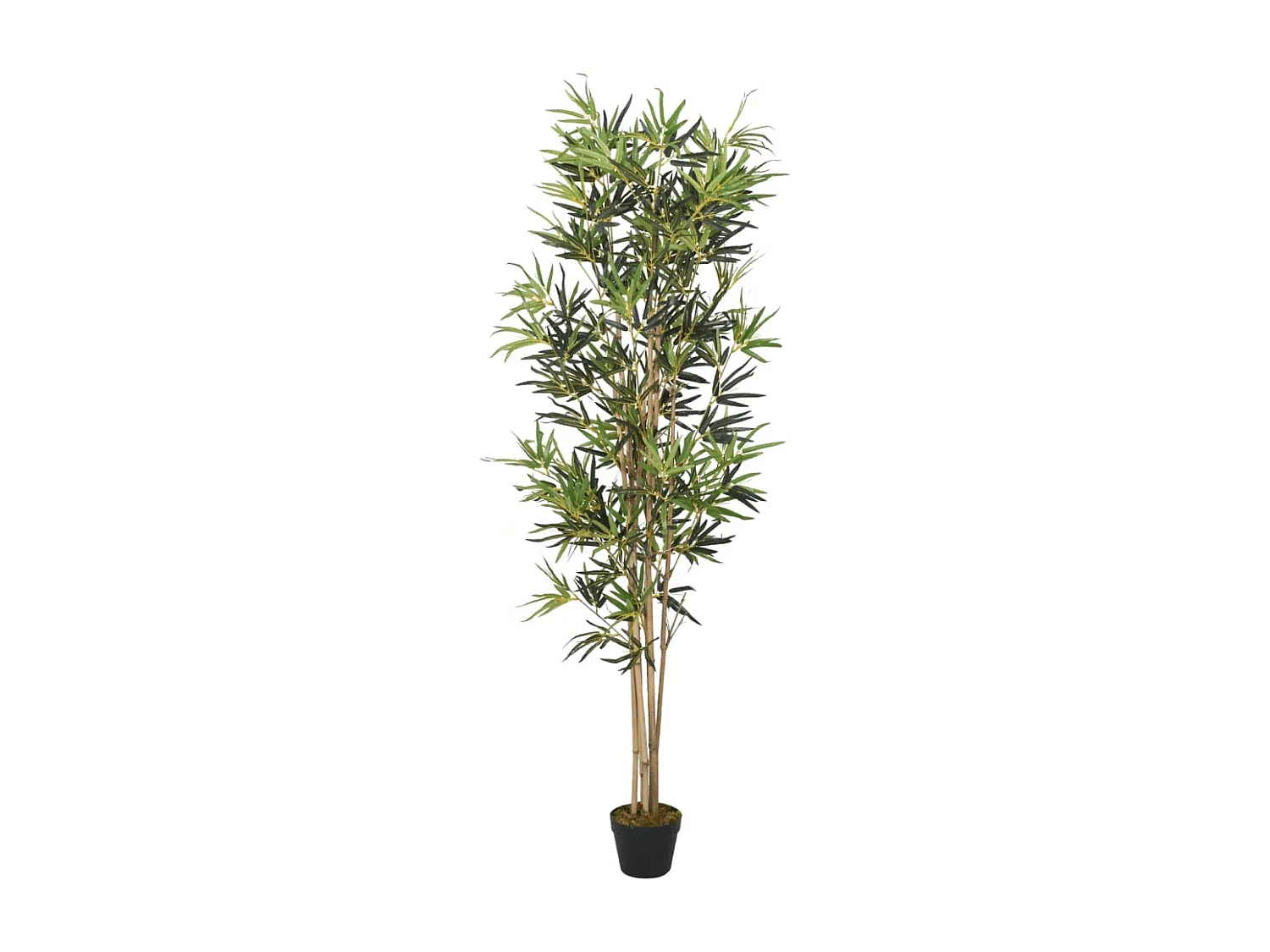 Árbol de bambú artificial con 1104 hojas verde 180 cm ES112338