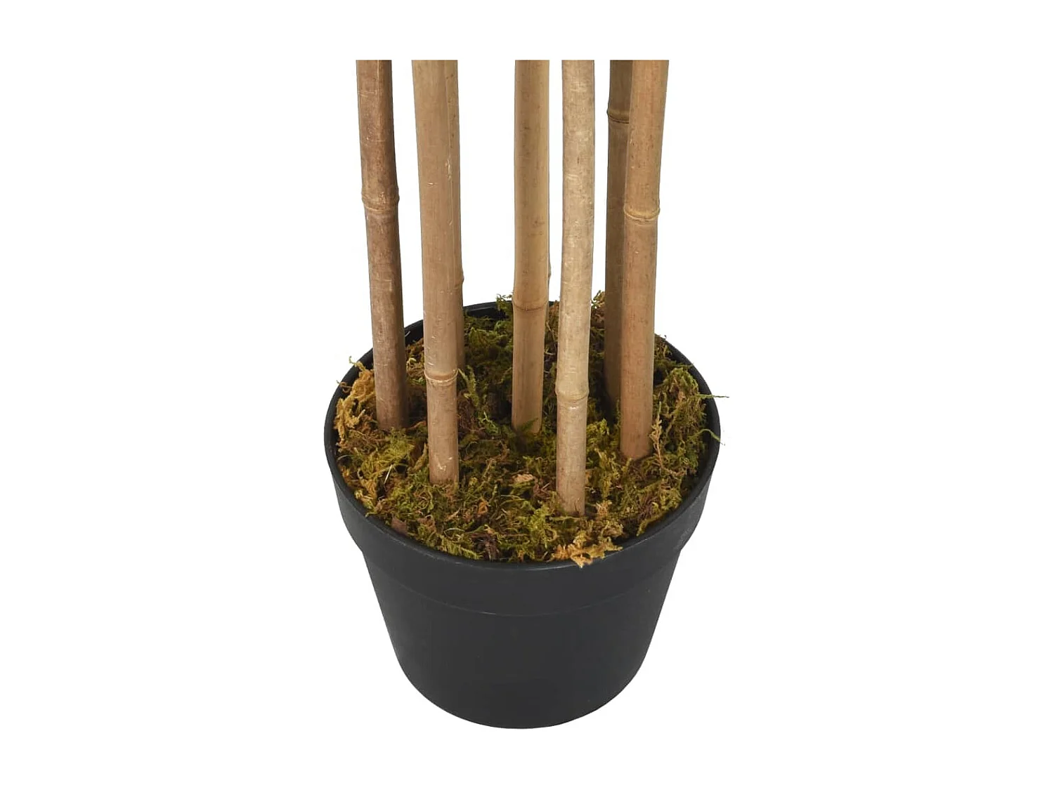 Árbol de bambú artificial con 730 hojas verde 120 cm ES140567