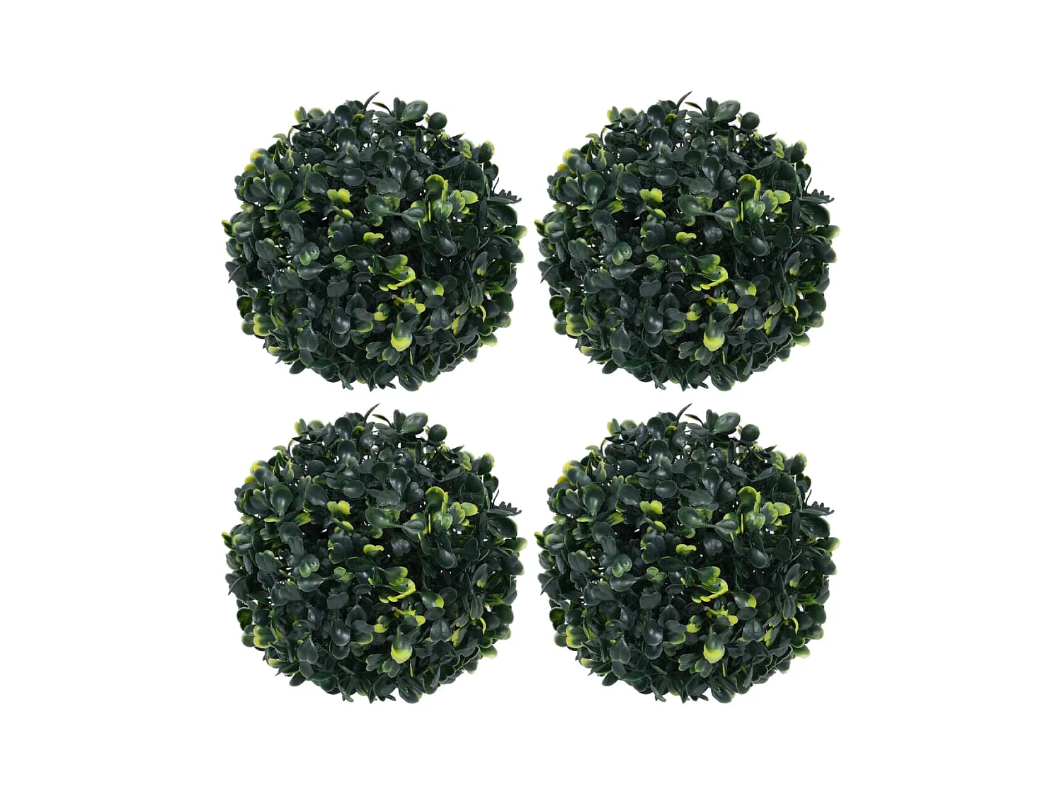 Boules de buis artificielles 4 pcs 12 cm FR420330