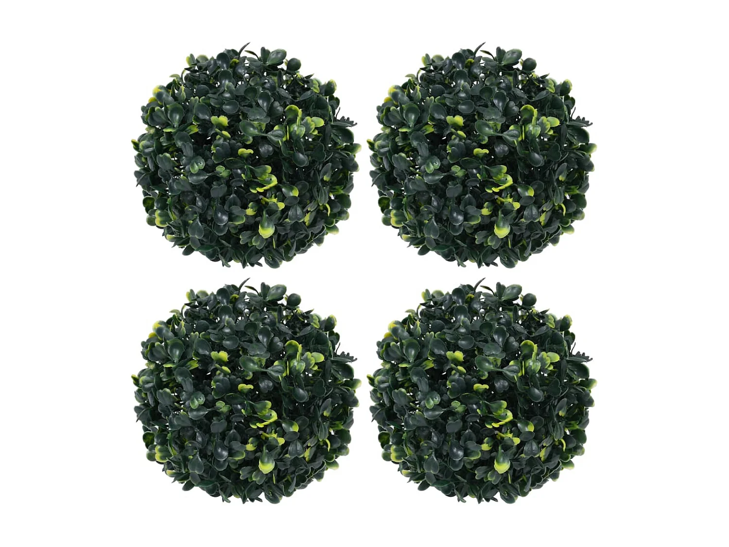 Boules de buis artificielles 4 pcs 12 cm FR420330