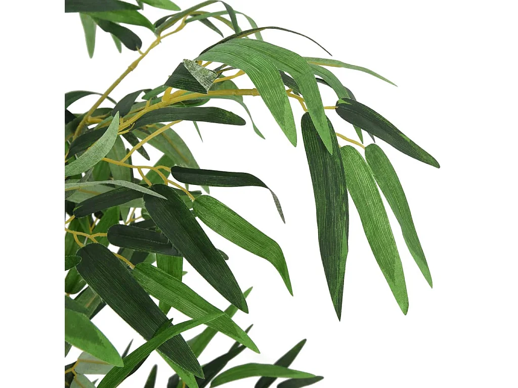 Árbol de bambú artificial con 760 hojas verde 120 cm ES115361