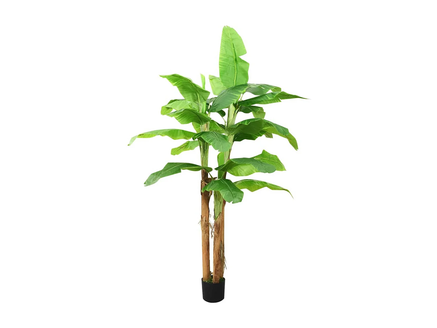 Árbol bananero artificial con macetero 300 cm verde ES817508