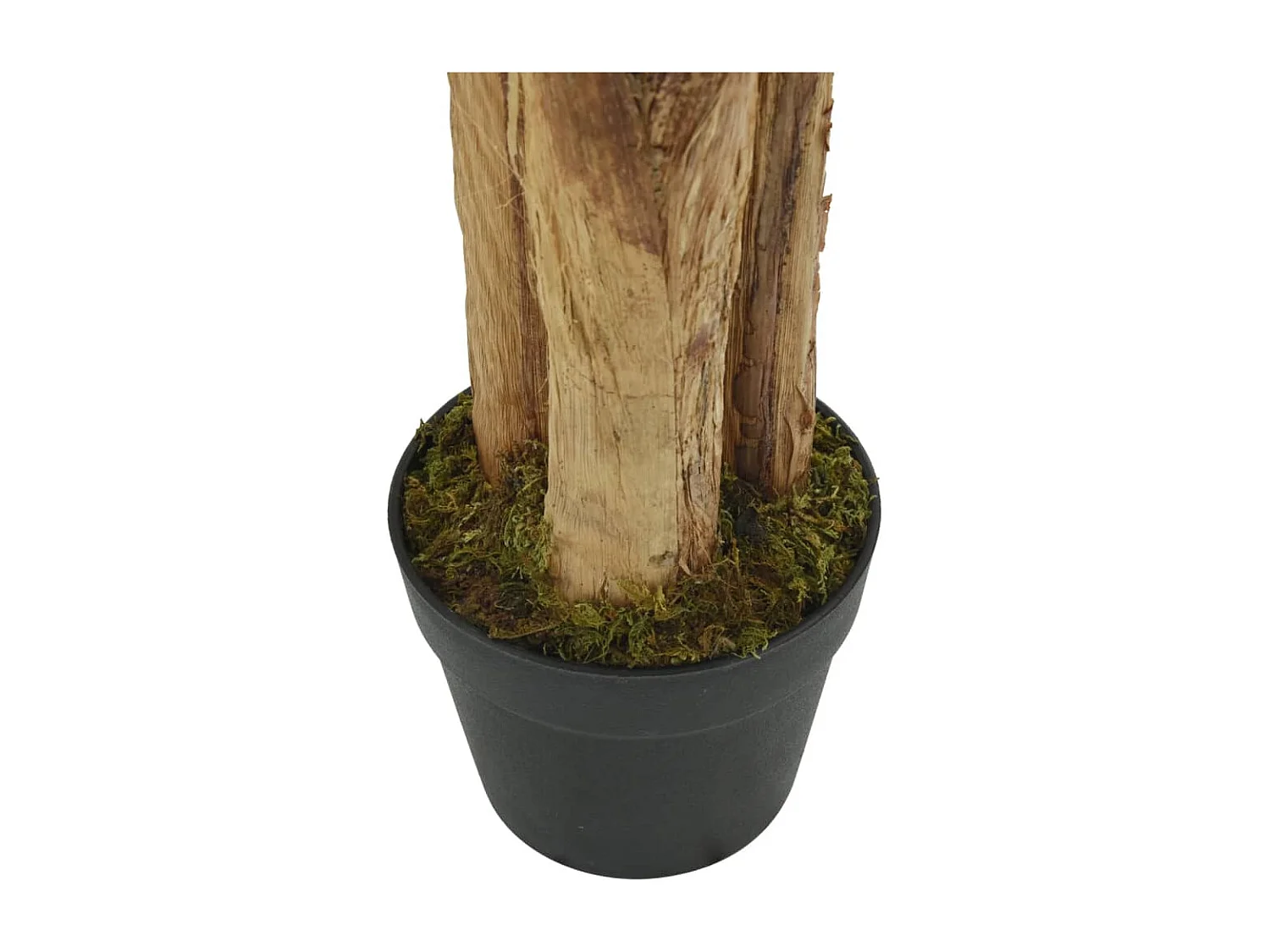 Árbol de plátano artificial 9 hojas verde 120 cm ES599045