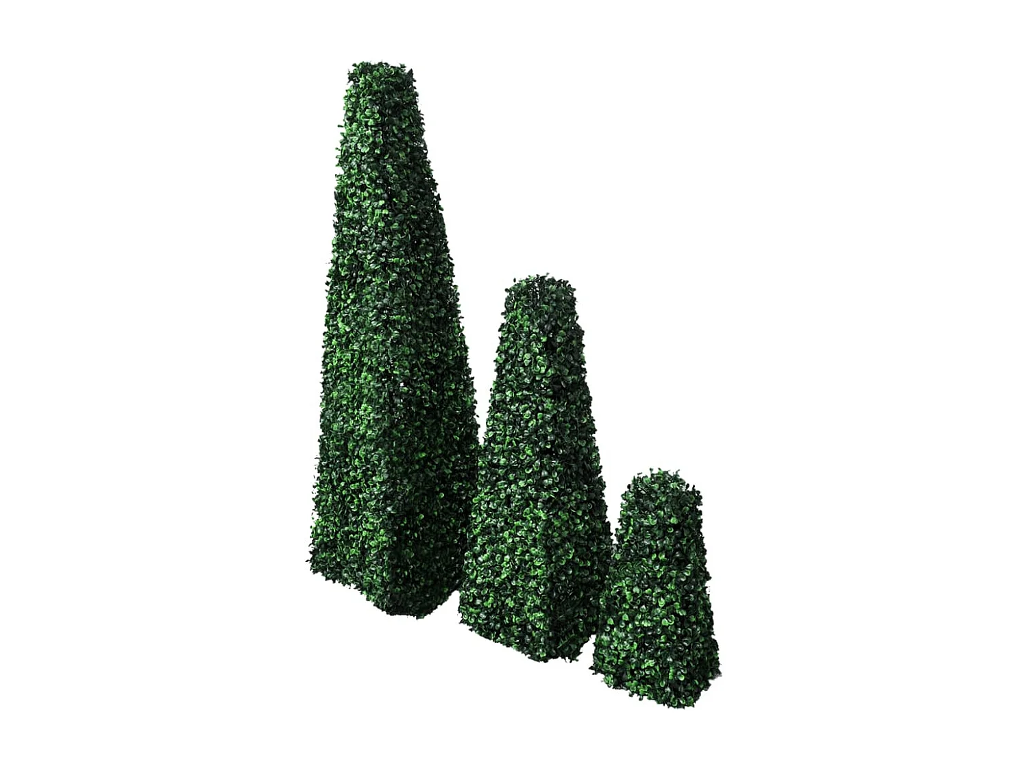 Ensemble de 3 buis formés artificiels pyramidaux FR913259