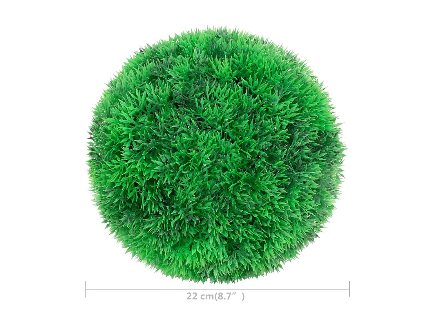 Bolas de boj artificial 2 unidades 22 cm ES299873