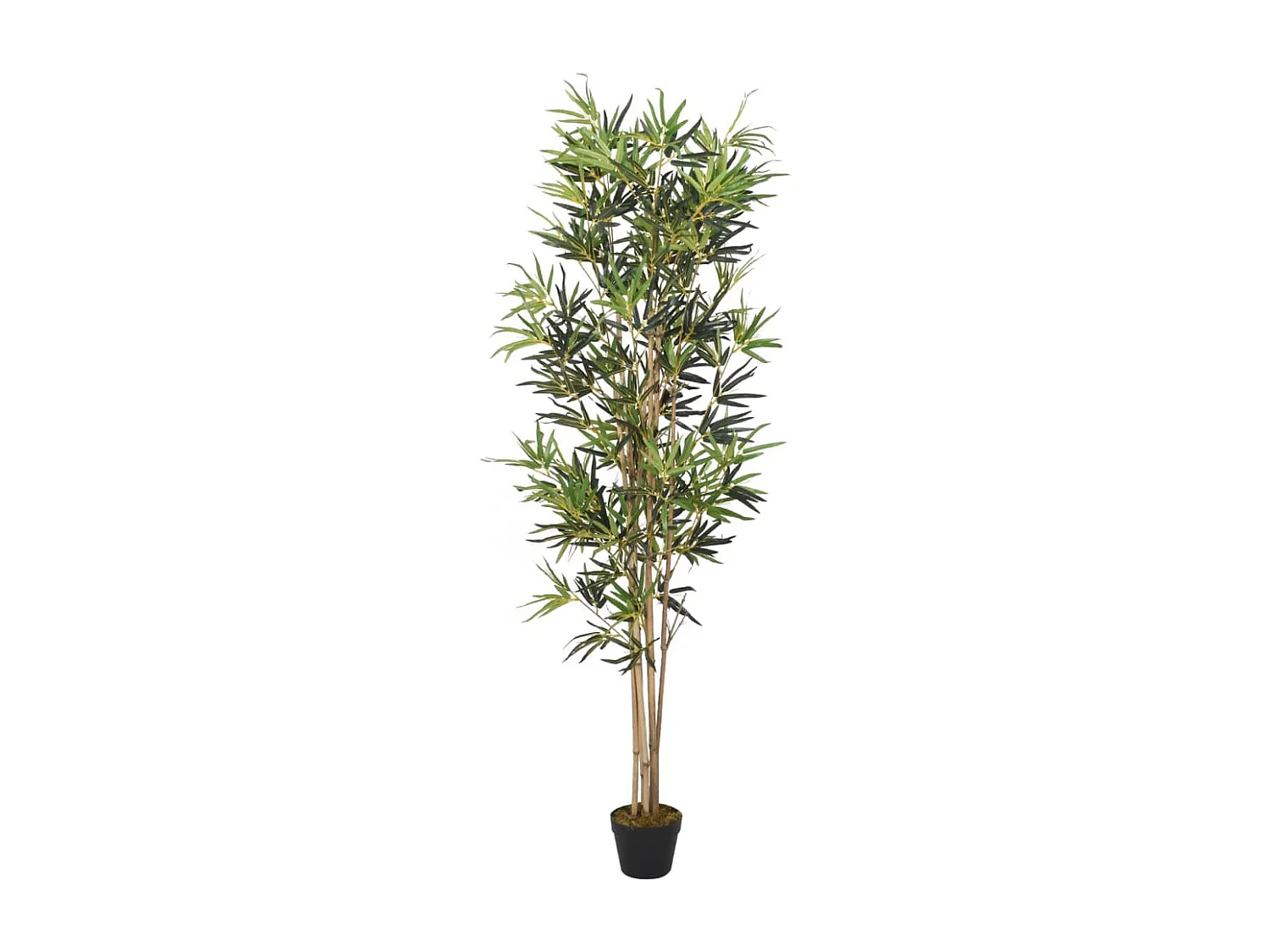 Árbol de bambú artificial con 828 hojas verde 150 cm ES642397