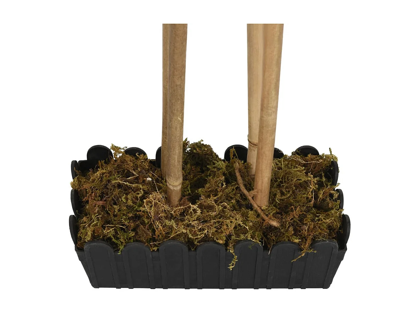 Árbol de bambú artificial con 1216 hojas verde 180 cm ES497985