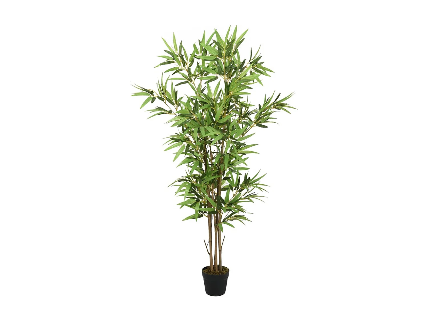 Árbol de bambú artificial con 552 hojas verde 120 cm ES497722