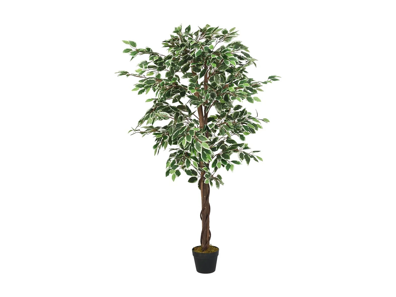 Árbol ficus artificial 630 hojas verde 120 cm ES906509