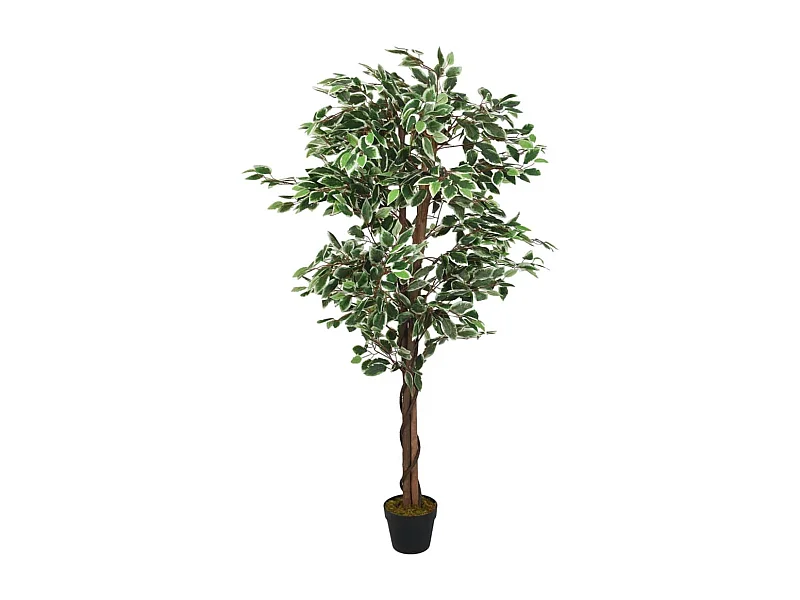 Ficus artificiel 630 feuilles 120 cm vert FR683822