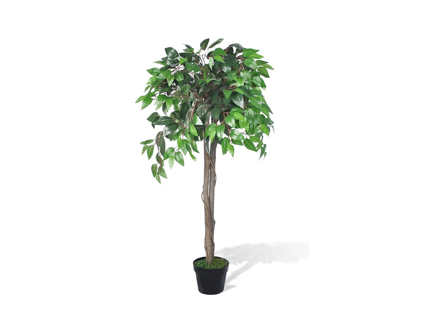 Palmier Artificiel Plastique avec Pot 110 cm FR372837