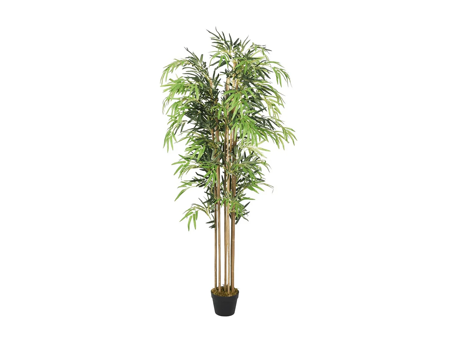 Árbol de bambú artificial con 1095 hojas verde 150 cm ES999596