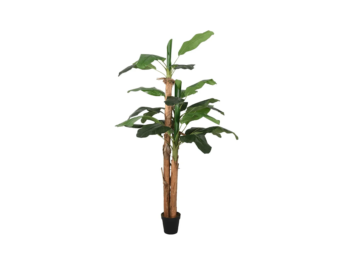 Árbol de plátano artificial 19 hojas verde 180 cm ES523228