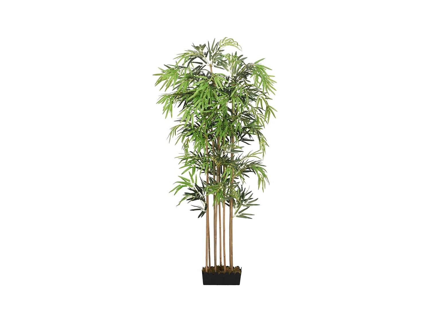 Árbol de bambú artificial con 730 hojas verde 120 cm ES155663