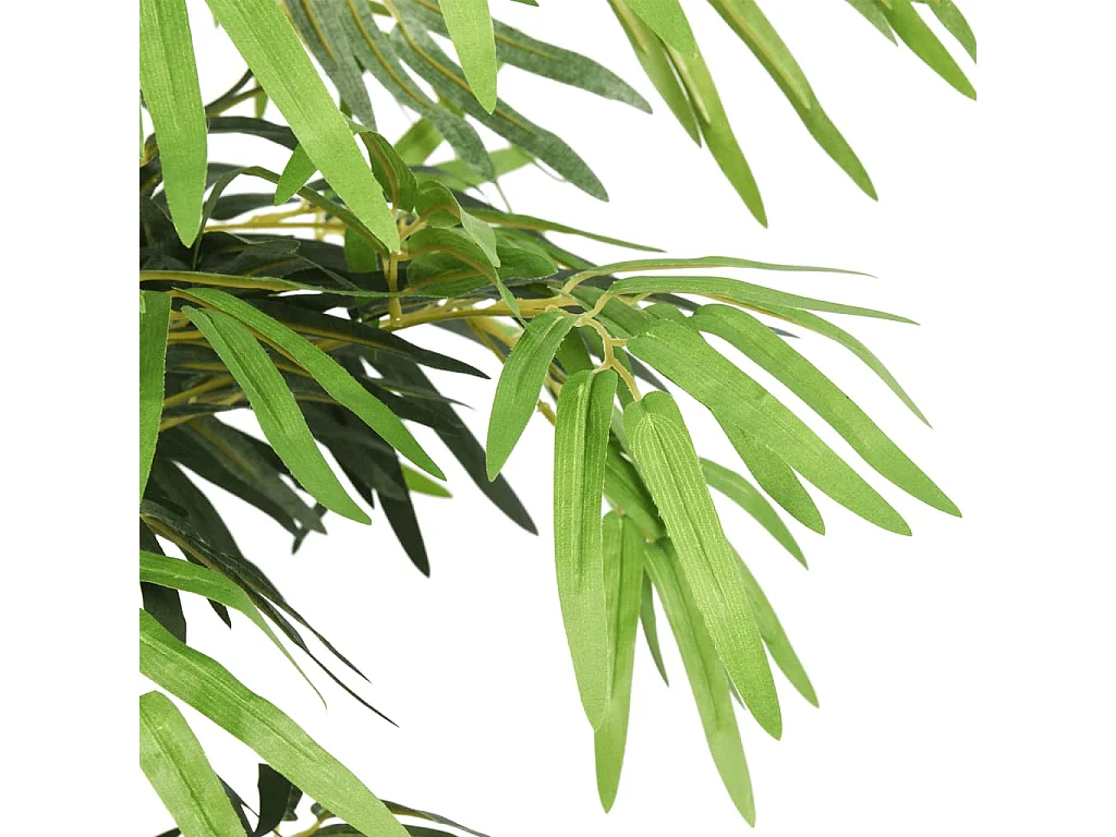 Árbol de bambú artificial con 730 hojas verde 120 cm ES155663