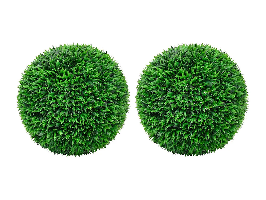 Boules de buis artificielles 2 pcs 55 cm FR744817