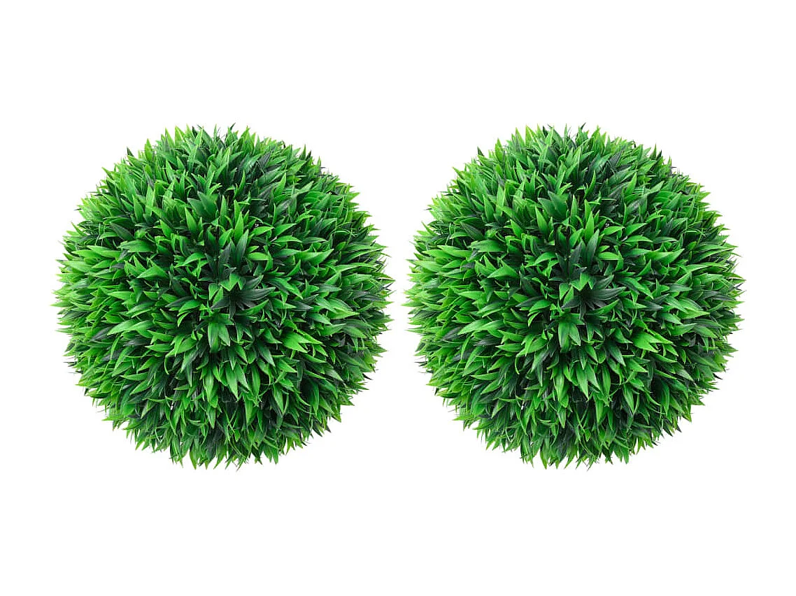 Boules de buis artificielles 2 pcs 38 cm FR307763