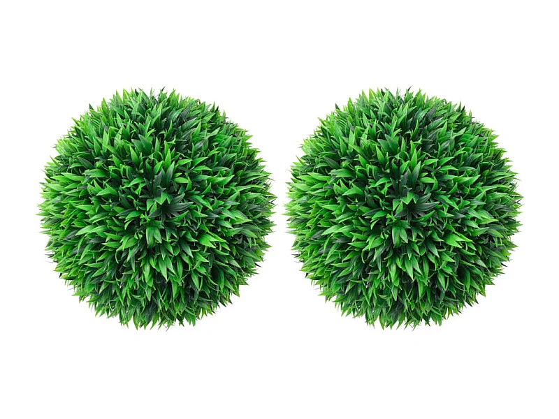 Boules de buis artificielles 2 pcs 38 cm FR307763