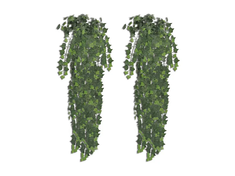 Plantes artificielles 2 pcs Lierre Vert 90 cm FR369959