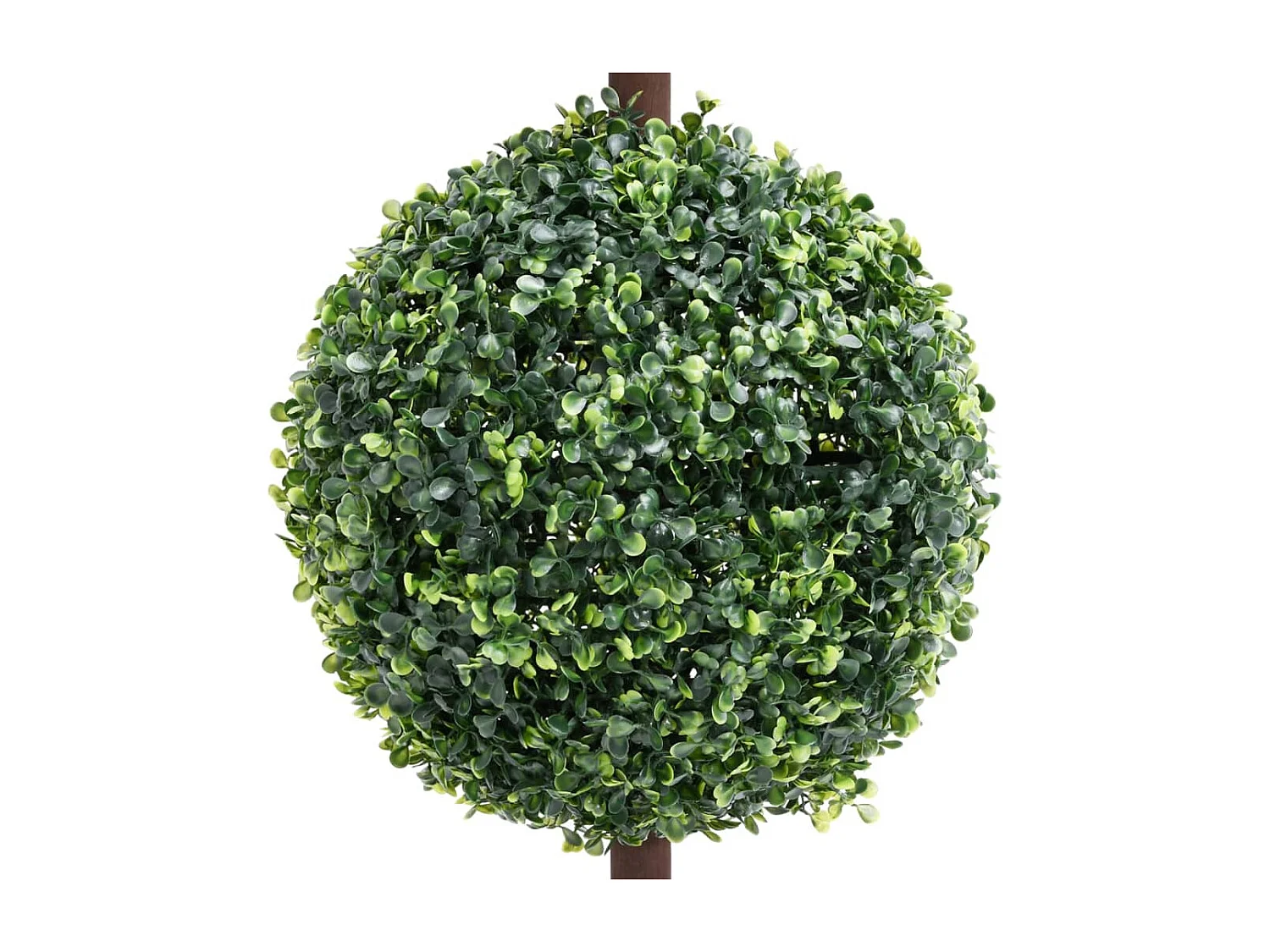 Planta de boj artificial forma de bola con maceta verde 118 cm ES966718