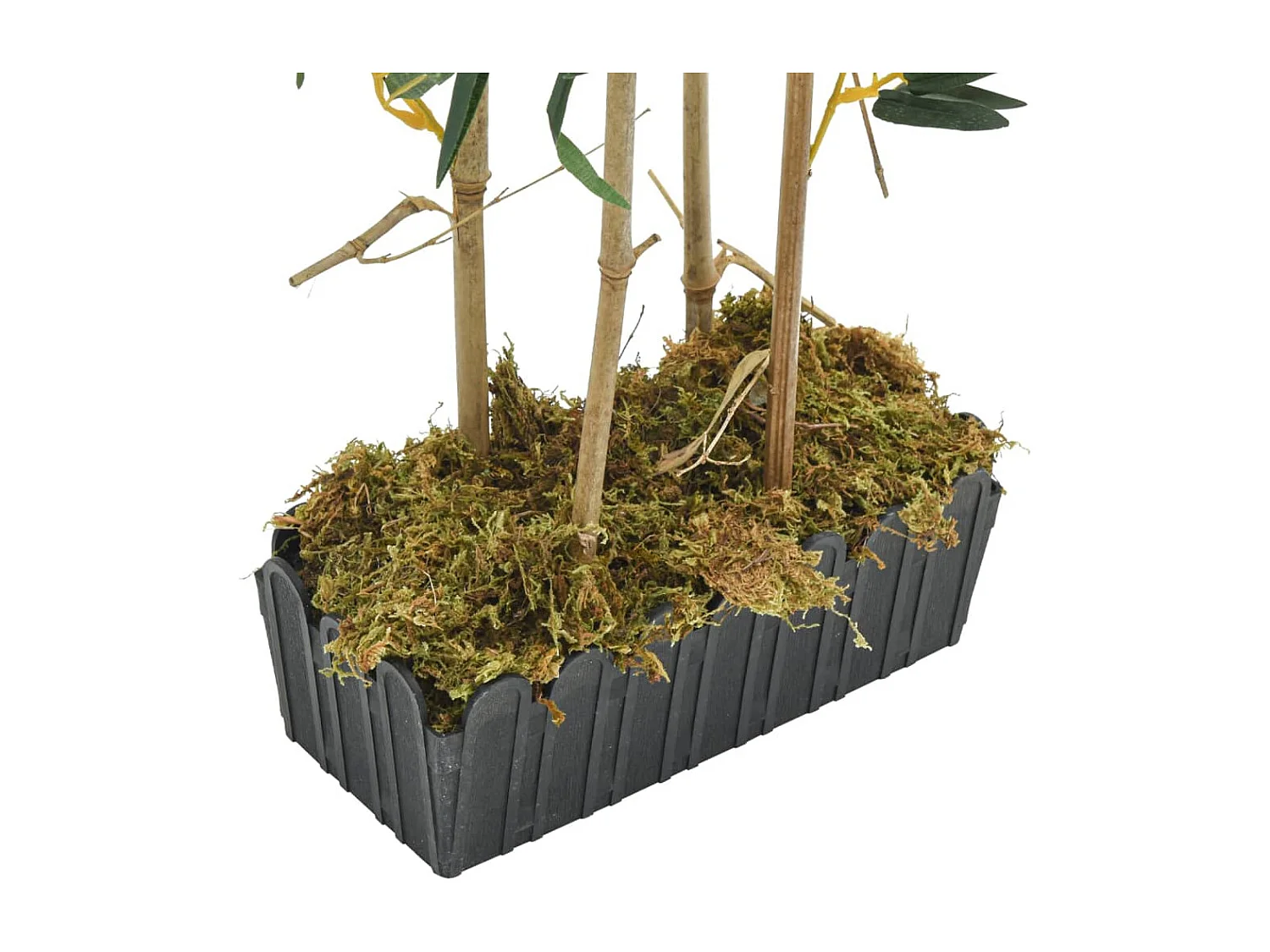 Árbol de bambú artificial con 552 hojas verde 120 cm ES476274