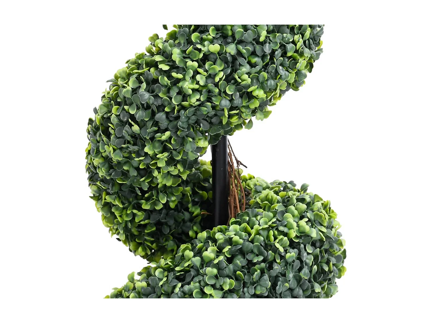 Planta espiral de Boj artificial con macetero verde 117 cm ES553278