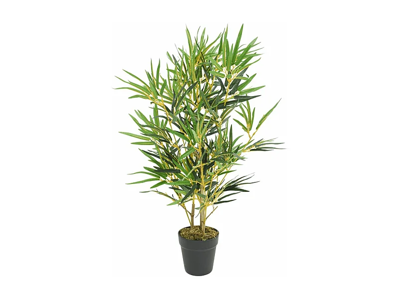 Árbol de bambú artificial con 368 hojas verde 80 cm ES816479