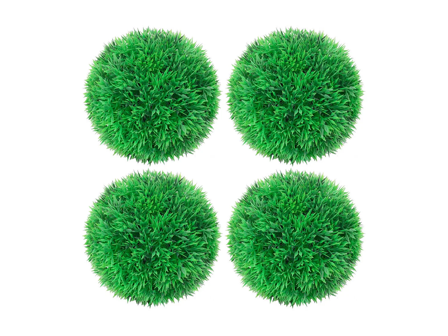 Bolas de boj artificial 4 unidades 12 cm ES732262