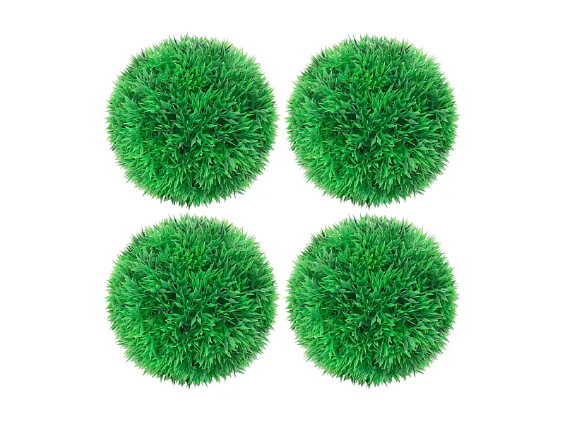 Bolas de boj artificial 4 unidades 12 cm ES732262