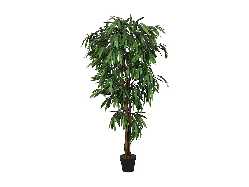 Manguier artificiel 600 feuilles 150 cm vert FR369772